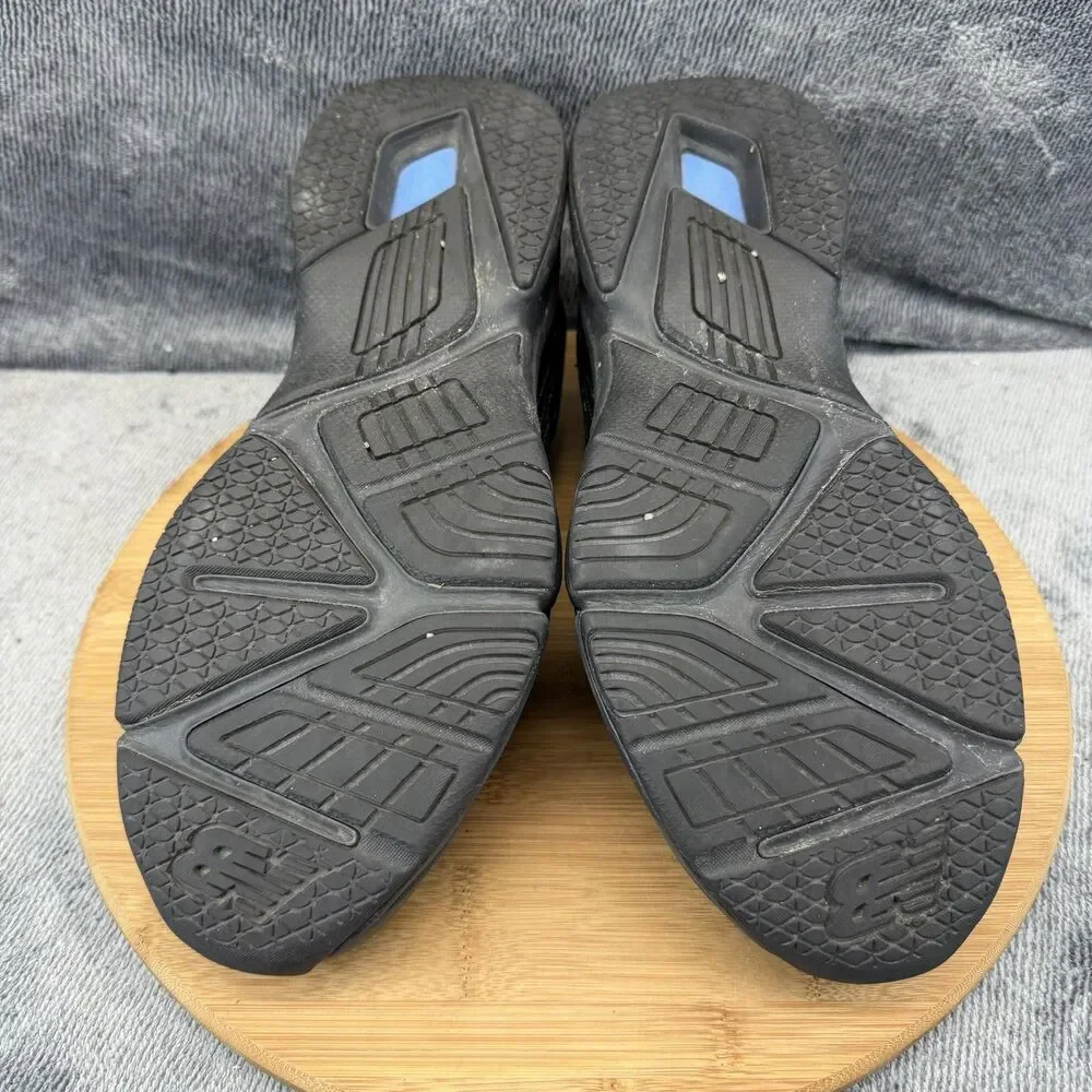 New Balance 519 Shoes Mens Size 10.5 Black Leather Athletic Sneakers MX519BK